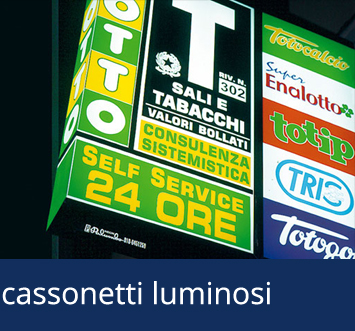 cassonetti luminosi